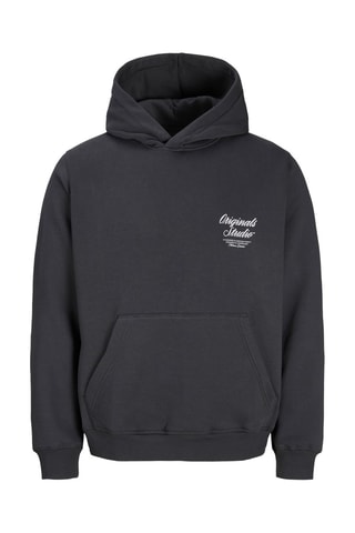 Sweat relaxed com capuz - Preto
