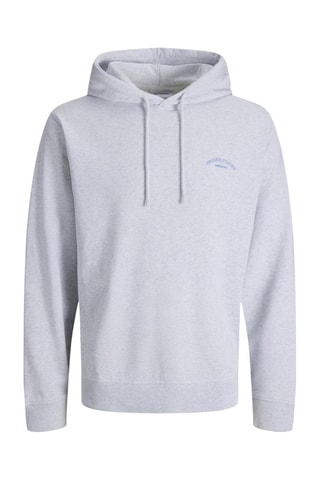 Sweat relaxed em algodão biológico misturado - Cinzento-claro mesclado