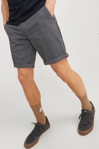 Calções chino - Cinzento-escuro