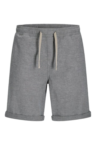 Bermudas relaxed - Cinzento mesclado