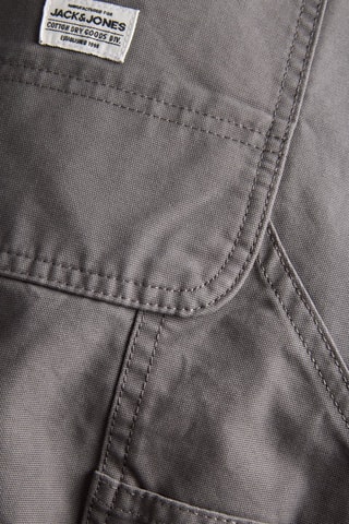 Bermudas loose em algodão biológico - Cinzento