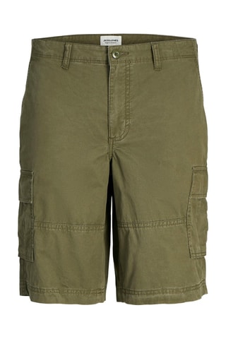 Bermudas regular - Verde-azeitona