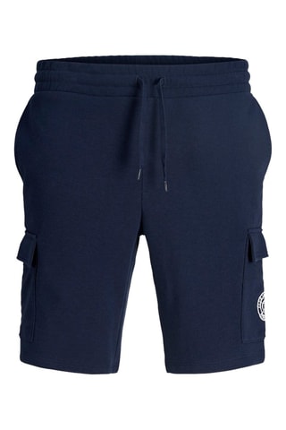 Bermudas regular - Azul-marinho