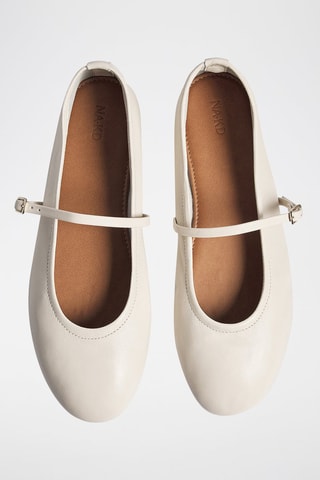 Babies de piel caprina - Beige