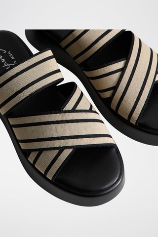 Sandalias con plataforma - Crudo