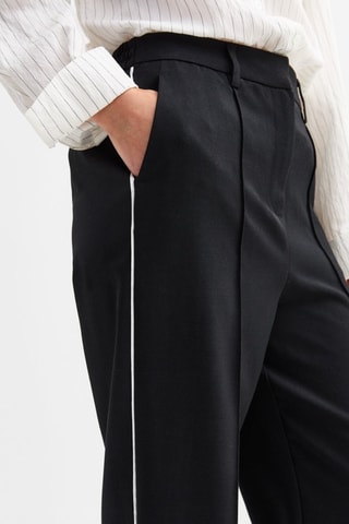 Pantalón recto - Negro
