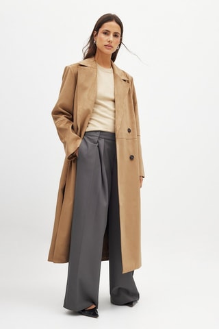 Abrigo oversize - Camel