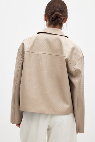 Chaqueta regular fit - Beige