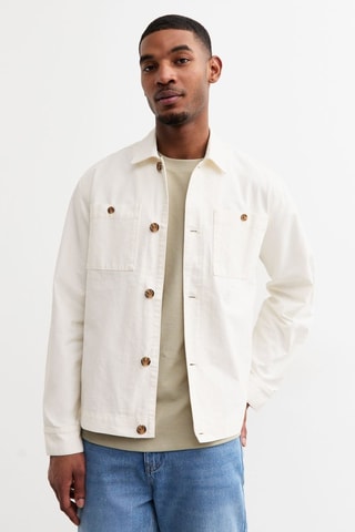 Chaqueta regular fit - Crudo