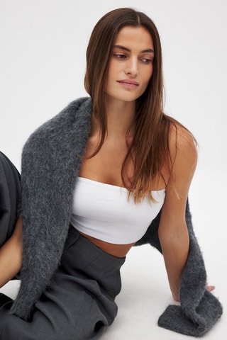 Top bustier - Blanco