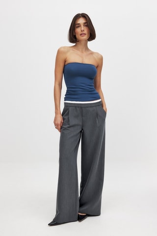 Top bustier - Azul