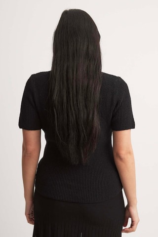 Top relaxed fit - Negro