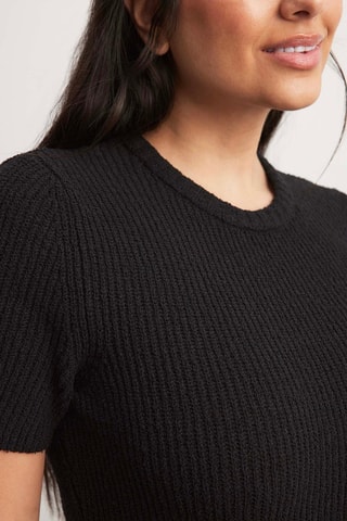 Top relaxed fit - Negro