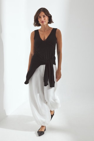 Top relaxed fit - Negro