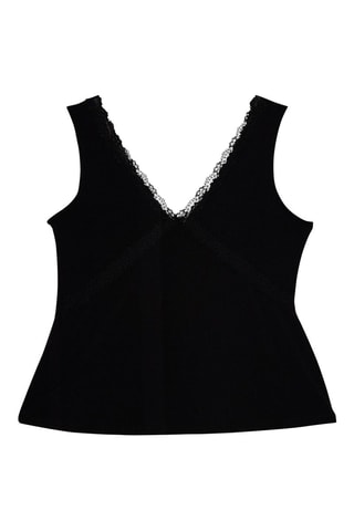 Top relaxed fit - Negro
