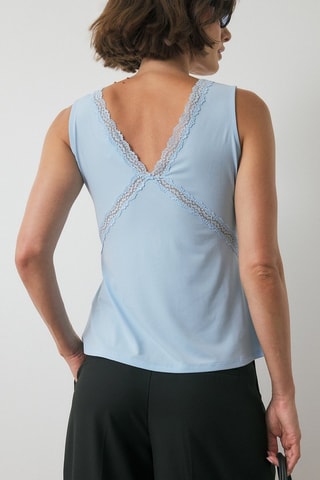 Top relaxed fit - Azul claro