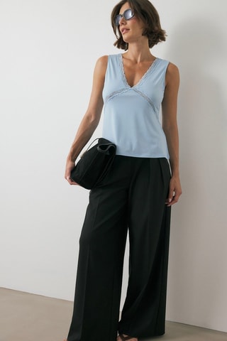Top relaxed fit - Azul claro