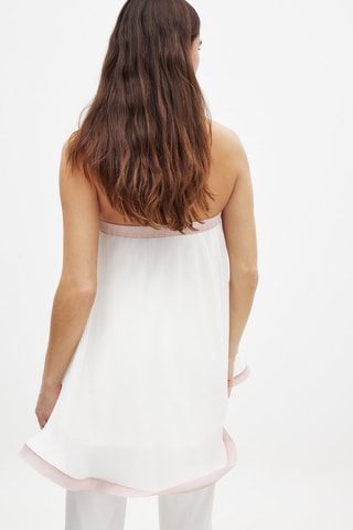 Top bustier - Blanco