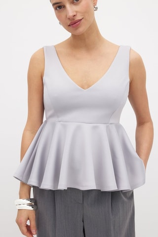 Top - Gris claro