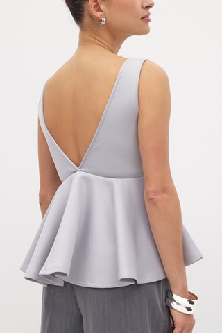 Top - Gris claro