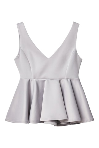 Top - Gris claro