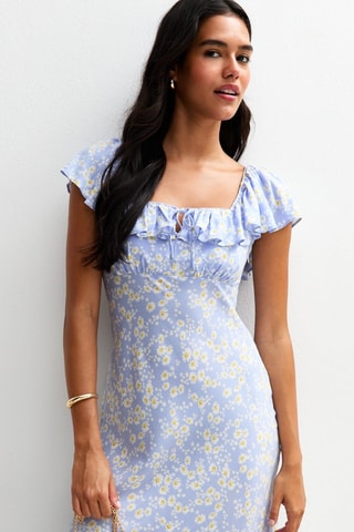 Vestido midi - Azul