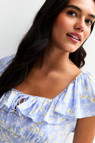 Vestido midi - Azul