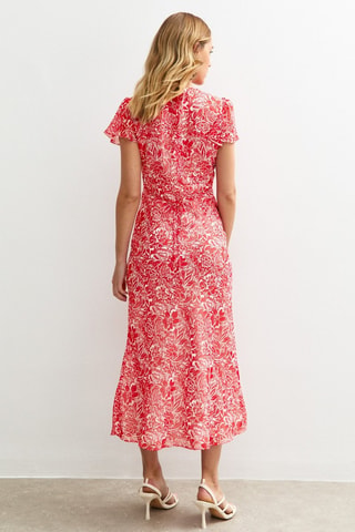 Vestido midi - Vermelho