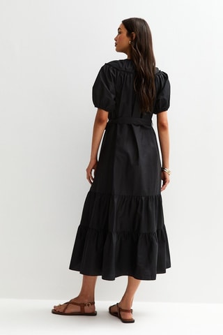 Vestido midi - Negro