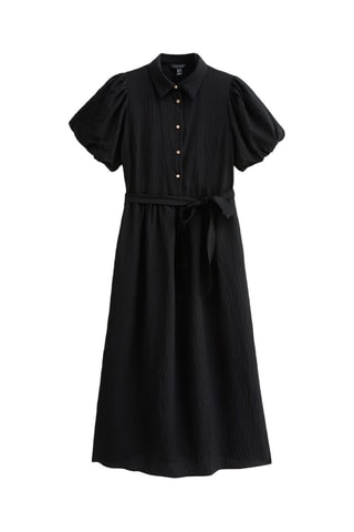 Vestido camisero - Negro