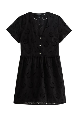 Vestido evasé - Negro
