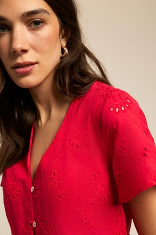 Vestido corto - Rojo