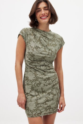 Vestido de tubo - Caqui