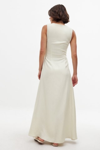 Vestido largo - Beige