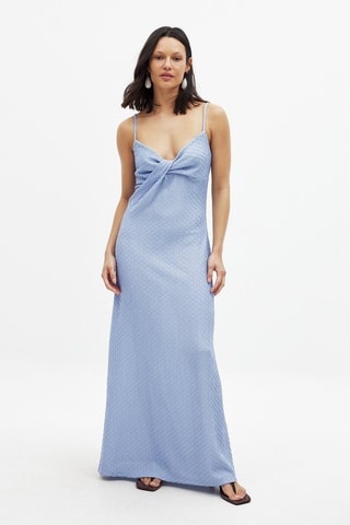 Vestido largo - Azul claro