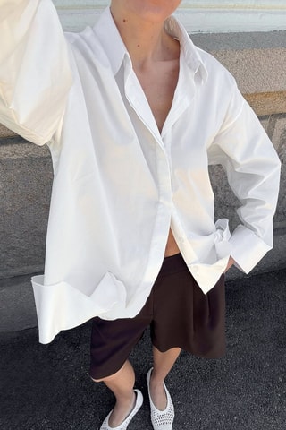 Camisa regular fit - Blanco