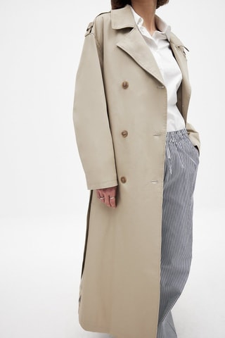 Gabardina oversize - Beige