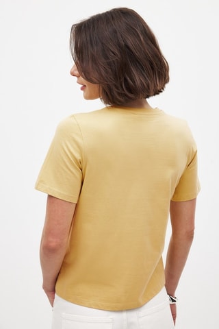 Camiseta regular fit - Amarillo pastel