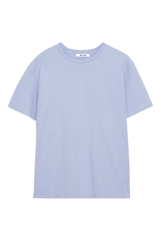 Camiseta oversize - Azul claro