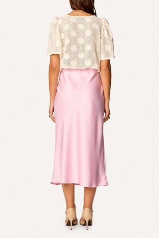 Falda midi - Rosa