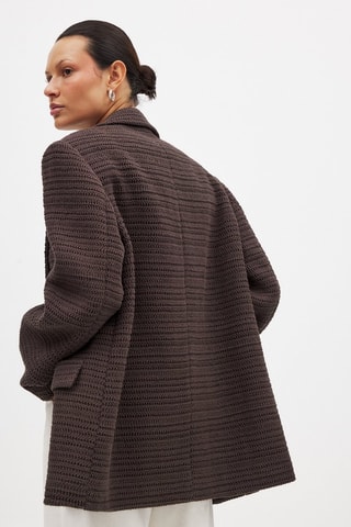 Blazer oversize - Marrón