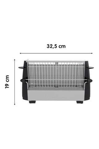 Broodrooster Vintage - 760 W - 1 sleuf - Grijs