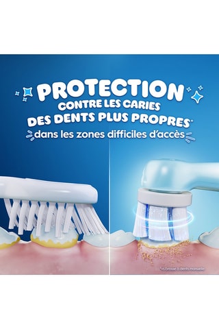 Cepillo de dientes eléctrico Oral B iO Kids - 3 modos de cepillado - A partir de 6 años