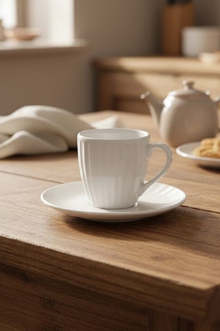 Juego de café de porcelana - 6 personas