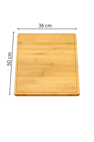 Tabla para cortar de bambú - 50 x 38 cm