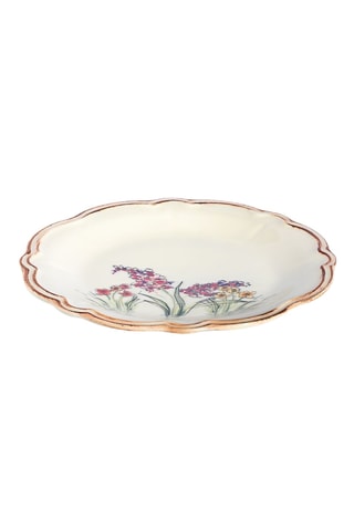 6 platos de postre de porcelana - 26 cm