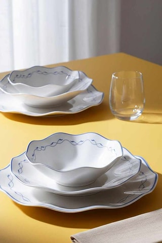 Vajilla de porcelana - 24 piezas