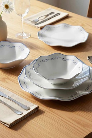 Vajilla de porcelana - 24 piezas