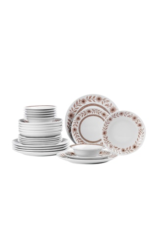 Vajilla de porcelana - 24 piezas