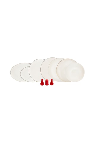 Vajilla de porcelana - 58 piezas